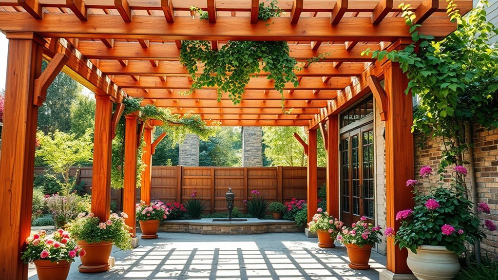 beautiful functional pergola plans