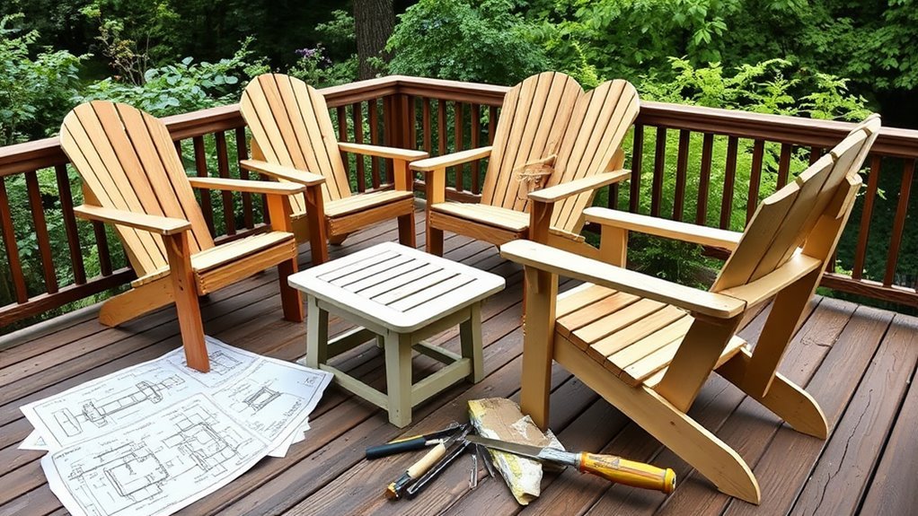 build adirondack chairs project