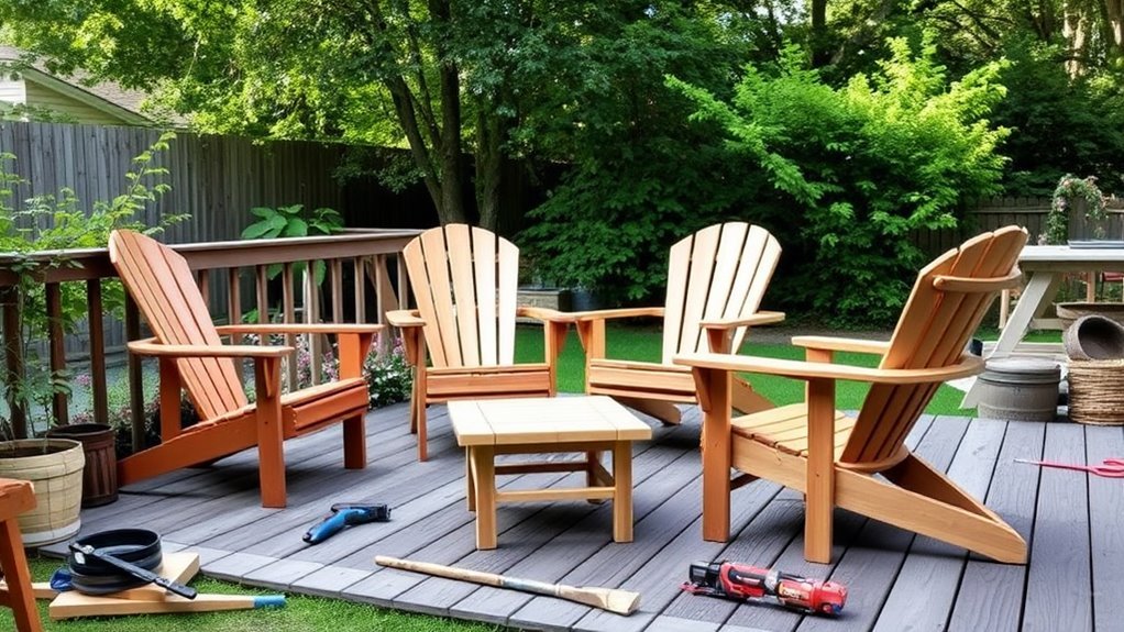 build adirondack chairs quickly