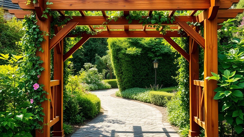 charming garden entrance project