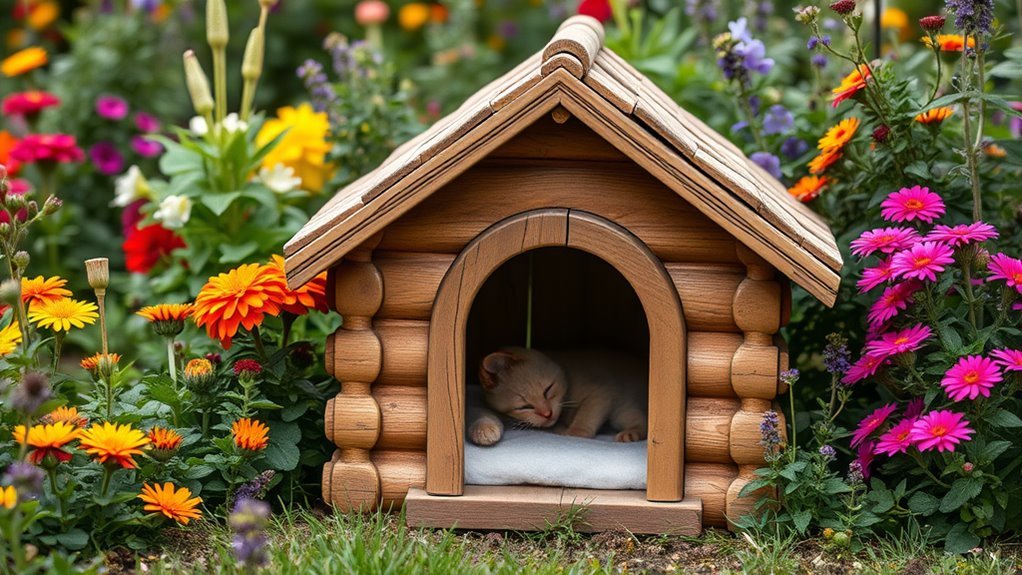 cozy cat house plans