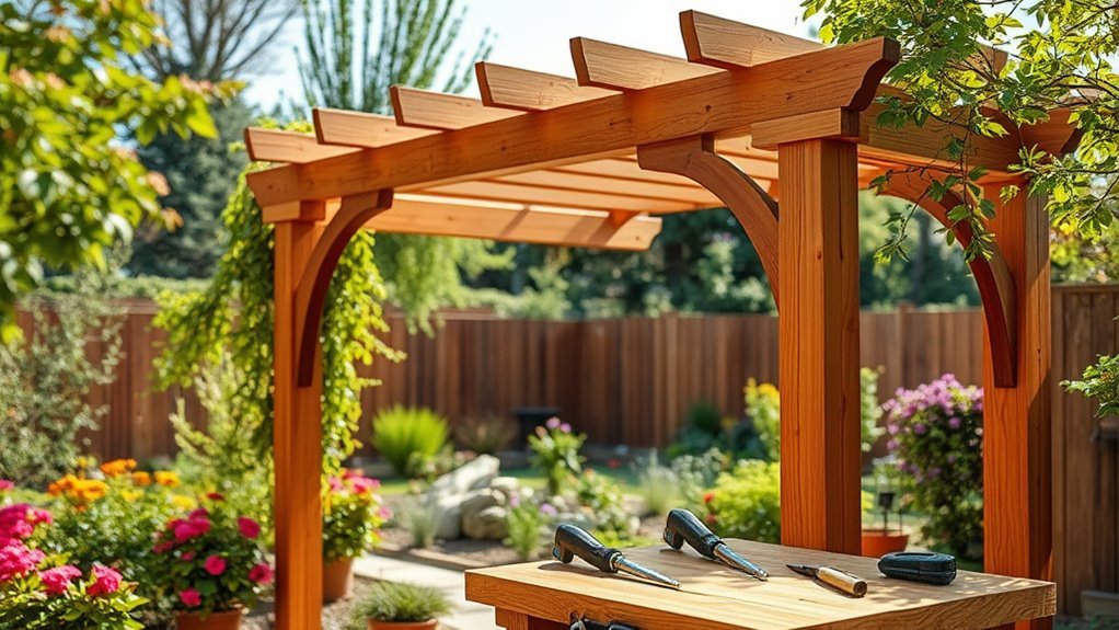 custom arbor woodworking plans