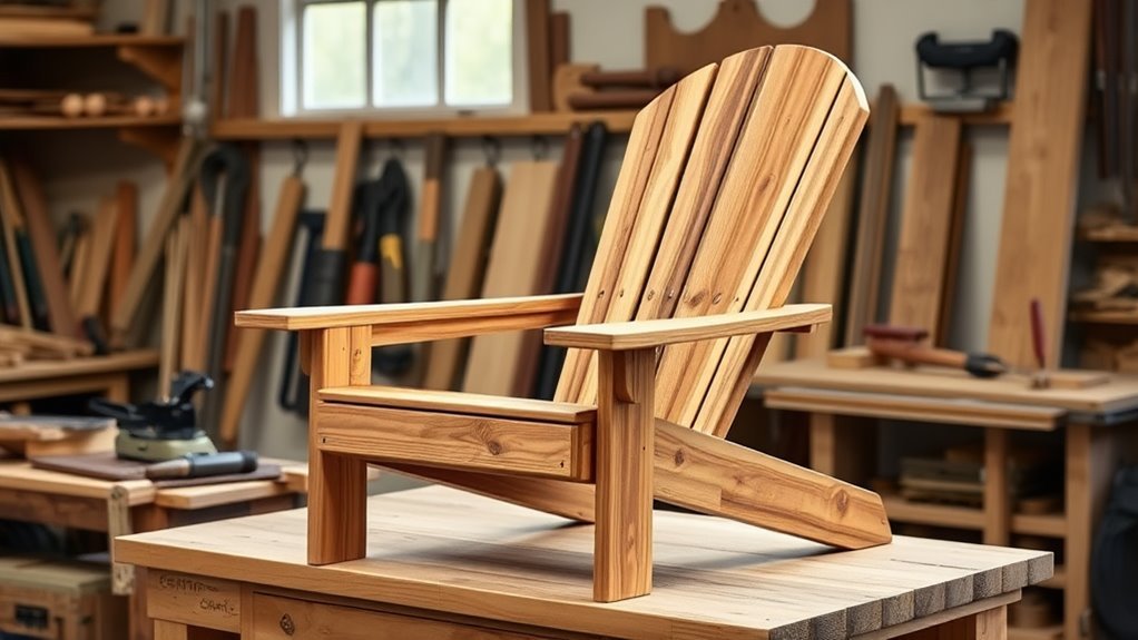 durable adirondack chair construction