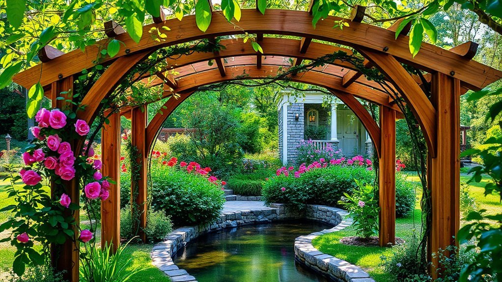 garden arbor bridge plans