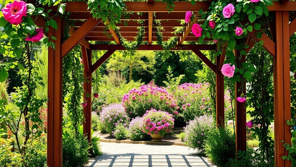 garden focal point arbor