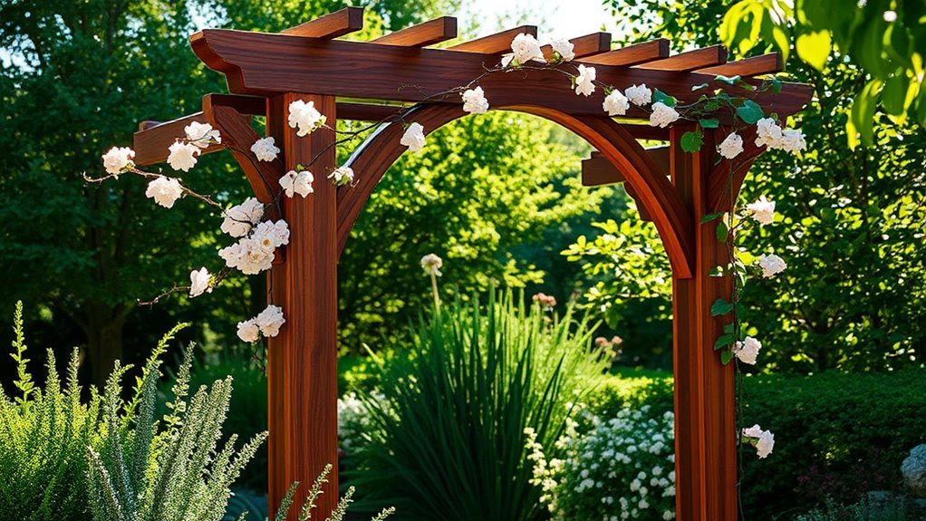 handmade arbor for elegance