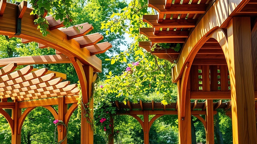 inspiring woodworking arbor designs