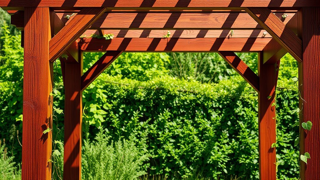 intermediate woodworking arbor project