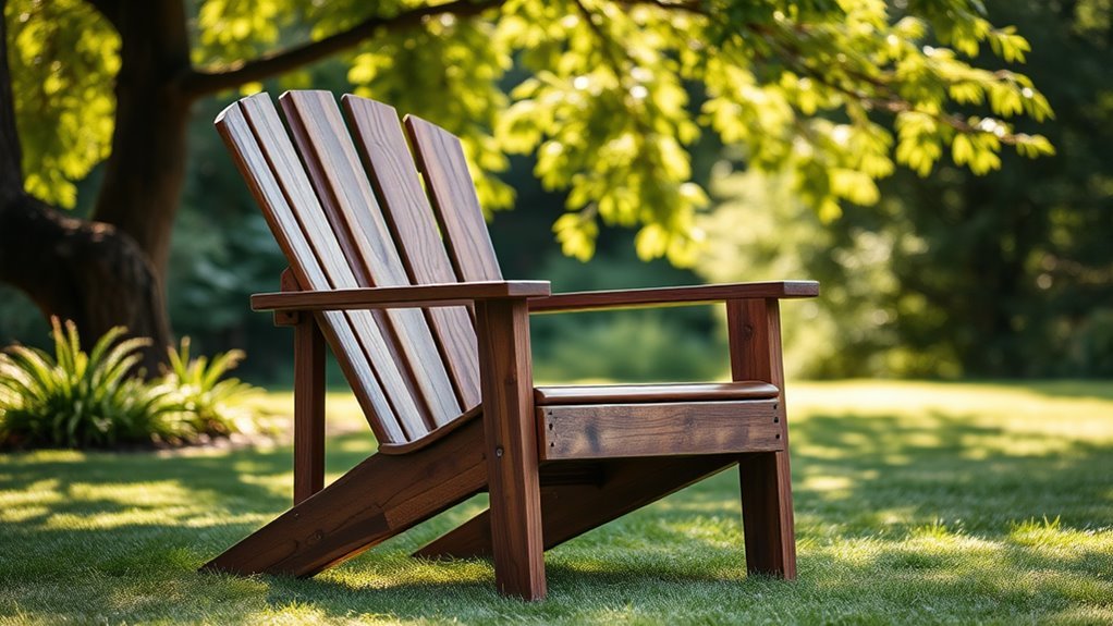 modern adirondack chair plans