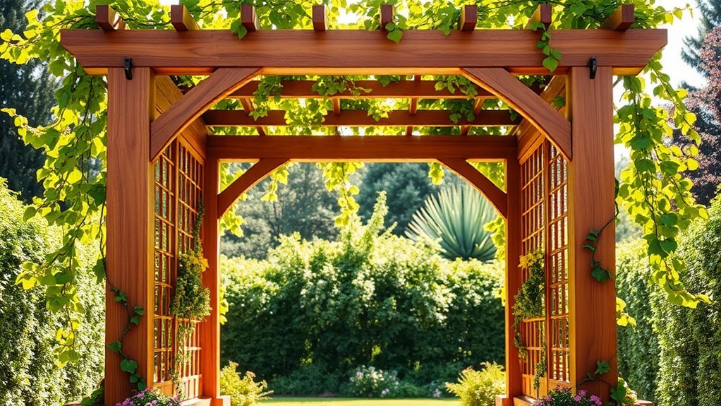 simple woodworking arbor plans