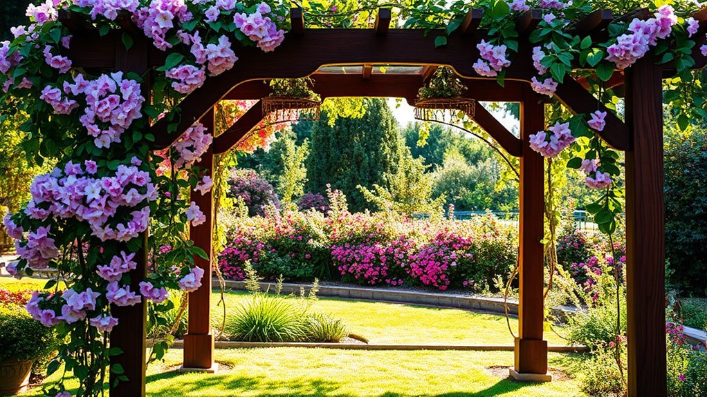 stunning wooden arbor plans