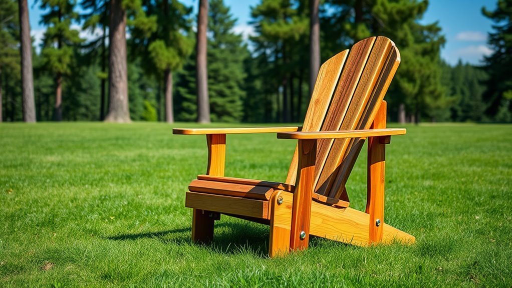 stylish adirondack chair plans